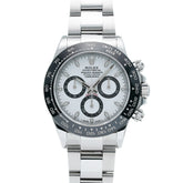 スイス製 高級 コスモグラフ · 2017年9月 116500LN ランダムシリアル ホワイト メンズ 腕時計 自動巻き 正規新品未開封 銀蔵