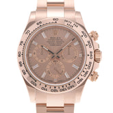 【関税負担なし】関税負担なし スイス製 高級 · 116505A メンズ RG 腕時計 自動巻き ピンク文字盤 未使用 銀蔵