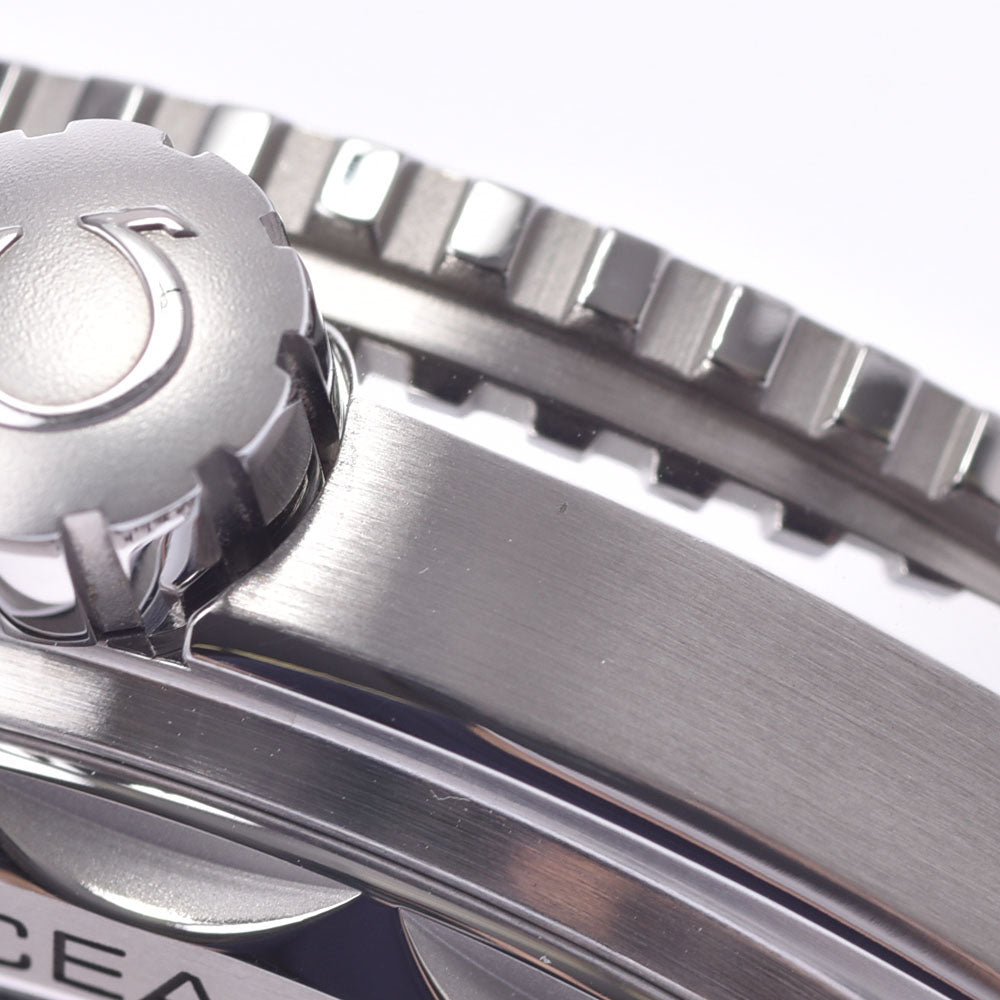 関税負担なし スイス製 シーマスター プラネットオーシャン 裏スケ 215.30.44.21.01.001 メンズ SS 腕時計 自動巻き 黒文字盤 Aランク 正規新品未開封 銀蔵