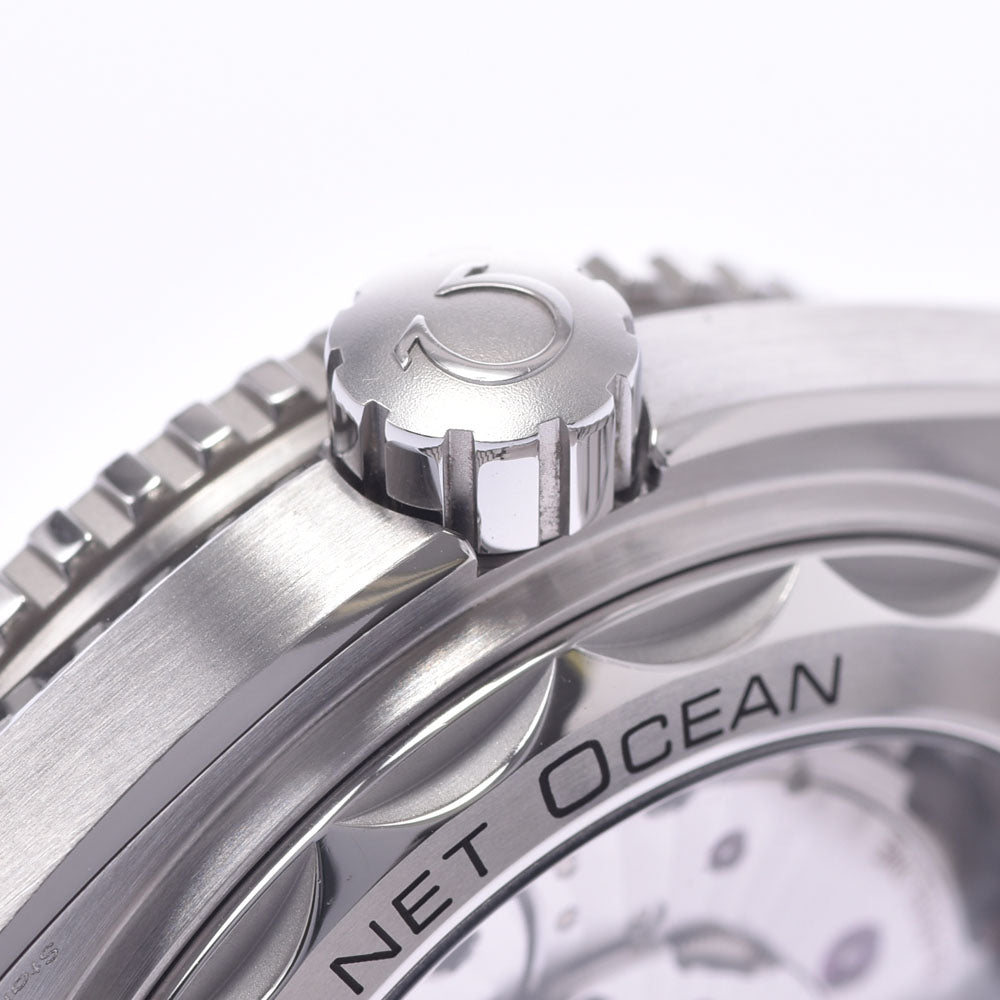 関税負担なし スイス製 シーマスター プラネットオーシャン 裏スケ 215.30.44.21.01.001 メンズ SS 腕時計 自動巻き 黒文字盤 Aランク 正規新品未開封 銀蔵