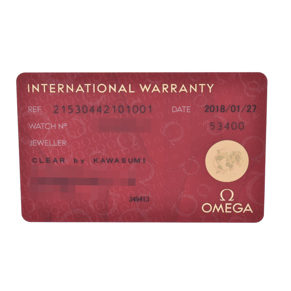 関税負担なし スイス製 シーマスター プラネットオーシャン 裏スケ 215.30.44.21.01.001 メンズ SS 腕時計 自動巻き 黒文字盤 Aランク 正規新品未開封 銀蔵