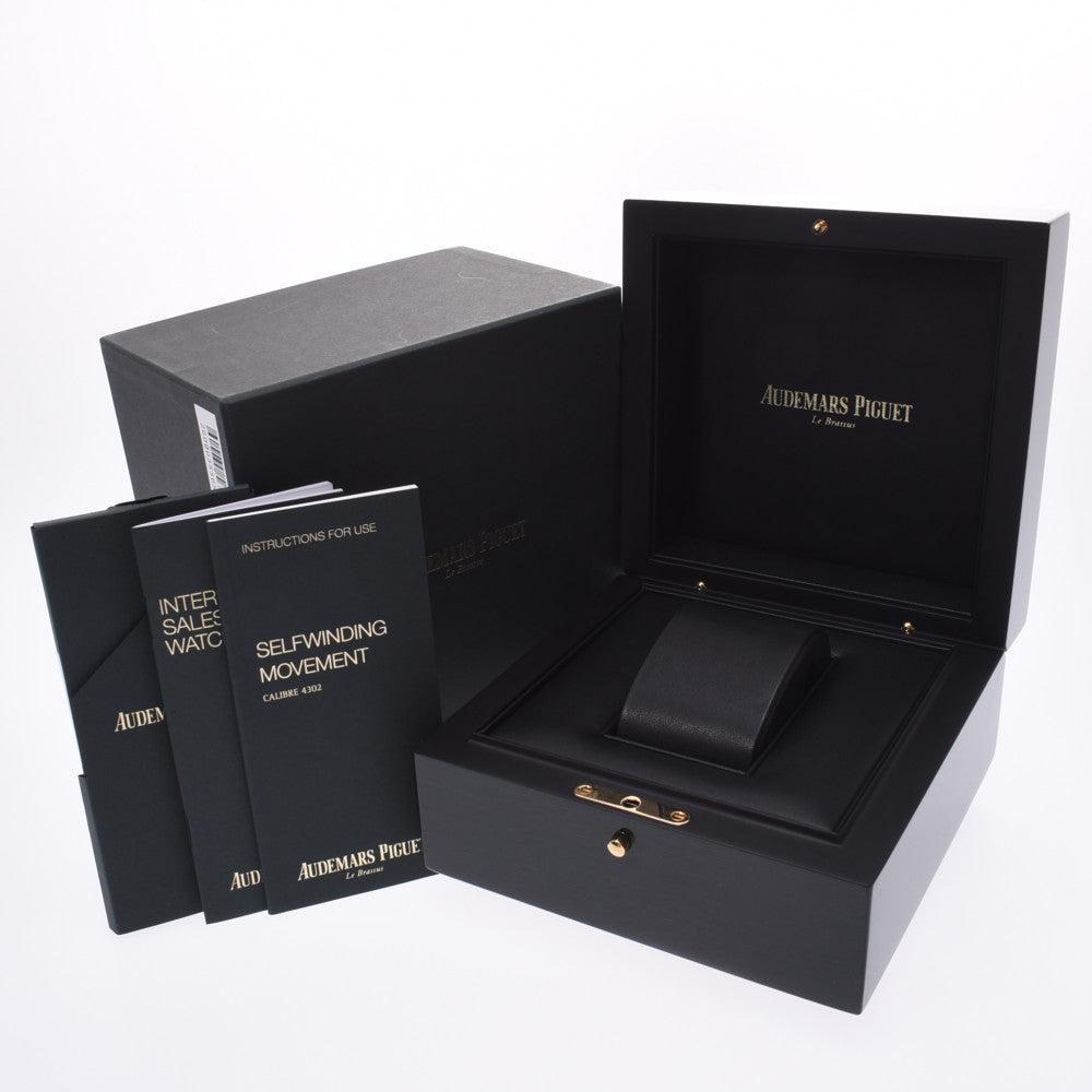 関税負担なし スイス製 高級 · 裏スケ 15500ST.OO.1220.ST.02 メンズ SS 腕時計 自動巻き グレー文字盤 新同 正規新品未開封 銀蔵