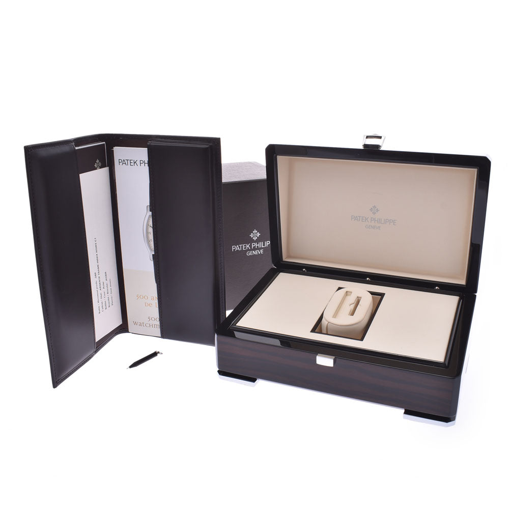 関税負担なし スイス製 高級 · アニュアルカレンダー 5726/1A-010 メンズ SS 腕時計 白文字盤 Aランク 正規新品未開封 銀蔵