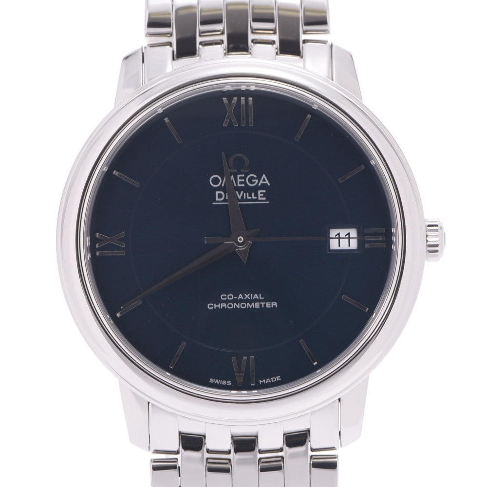 関税負担なし スイス製 デビル コーアクシャル 424.10.37.20.03.001 メンズ SS 腕時計 自動巻き 青文字盤 Aランク 正規新品未開封 銀蔵