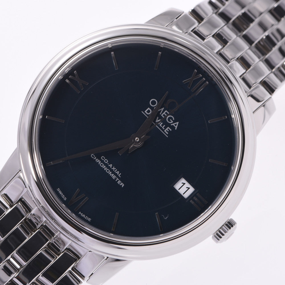 関税負担なし スイス製 デビル コーアクシャル 424.10.37.20.03.001 メンズ SS 腕時計 自動巻き 青文字盤 Aランク 正規新品未開封 銀蔵