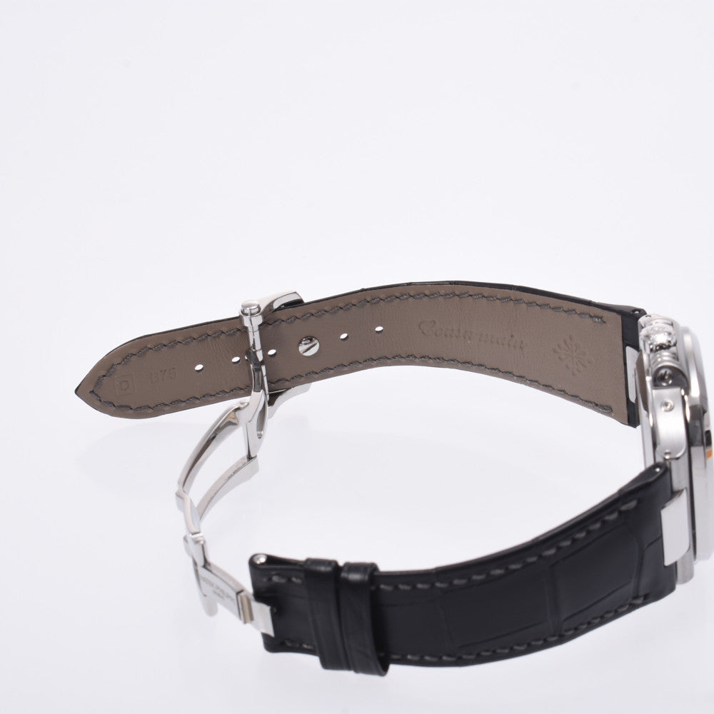 【送料無料】関税負担なし スイス製 高級 · 新品ベルト 5726A-001 メンズ SS/革 腕時計 自動巻き 黒文字盤 Aランク 正規新品未開封 銀蔵