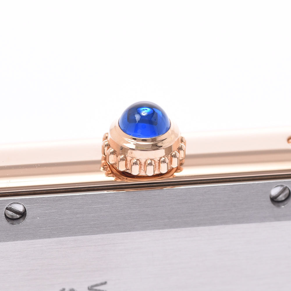 関税負担なし フランス製 高級 タンク ソロ XL W5200026 メンズ PG/SS/革 腕時計 自動巻き 白文字盤 Aランク 正規新品未開封 銀蔵