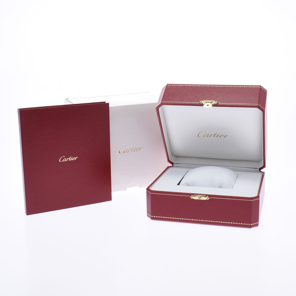 関税負担なし フランス製 高級 タンク ソロ XL W5200026 メンズ PG/SS/革 腕時計 自動巻き 白文字盤 Aランク 正規新品未開封 銀蔵