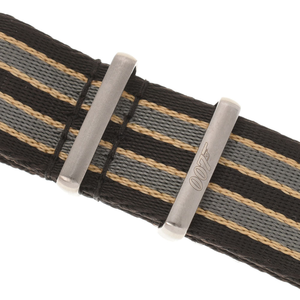 関税負担なし スイス製 シーマスター ダイバー300M 007エディショ﻿ン 210.92.42.20.01.001 メンズ TI/ナイロン 腕時計 自動巻き ブラウン文字盤 Aランク 正規新品未開封 銀蔵