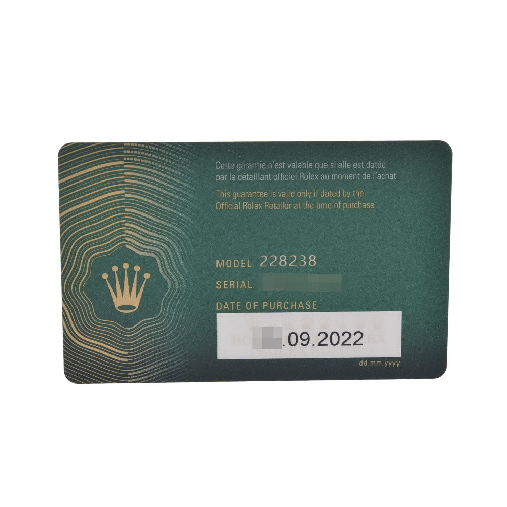 【送料無料】関税負担なし スイス製 高級 デイデイト40 228238 メンズ YG 腕時計 自動巻き ブラック文字盤 未使用 銀蔵