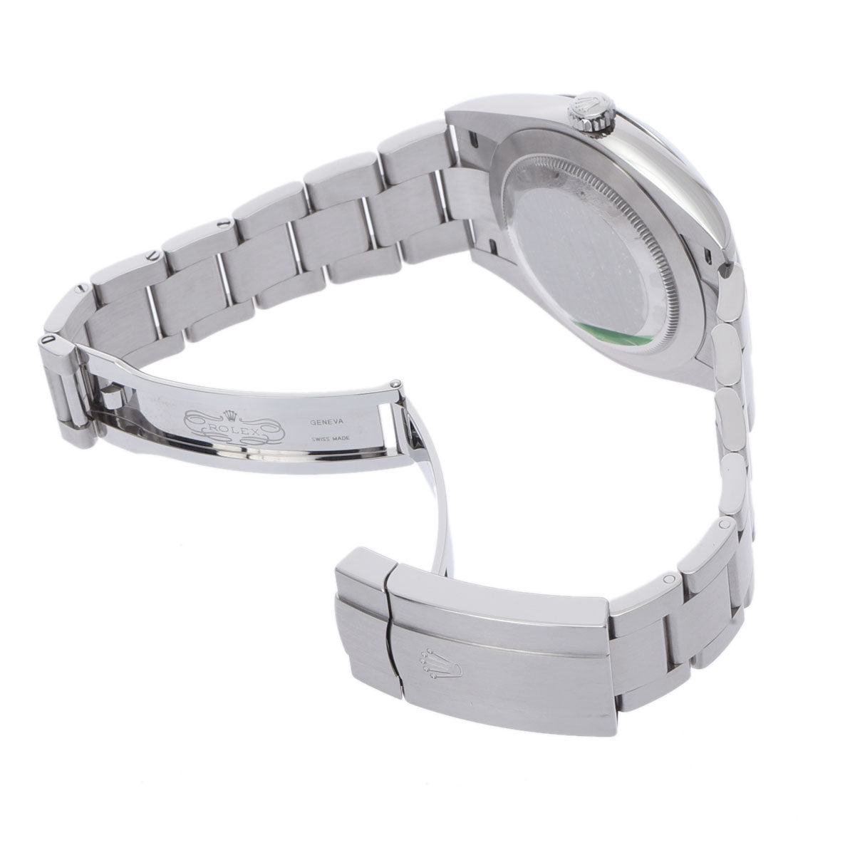 関税負担なし スイス製 高級 オイスターパーペチュアル 41 2021年11月 124300 メンズ SS 腕時計 自動巻き シルバー文字盤 Aランク 正規新品未開封 銀蔵