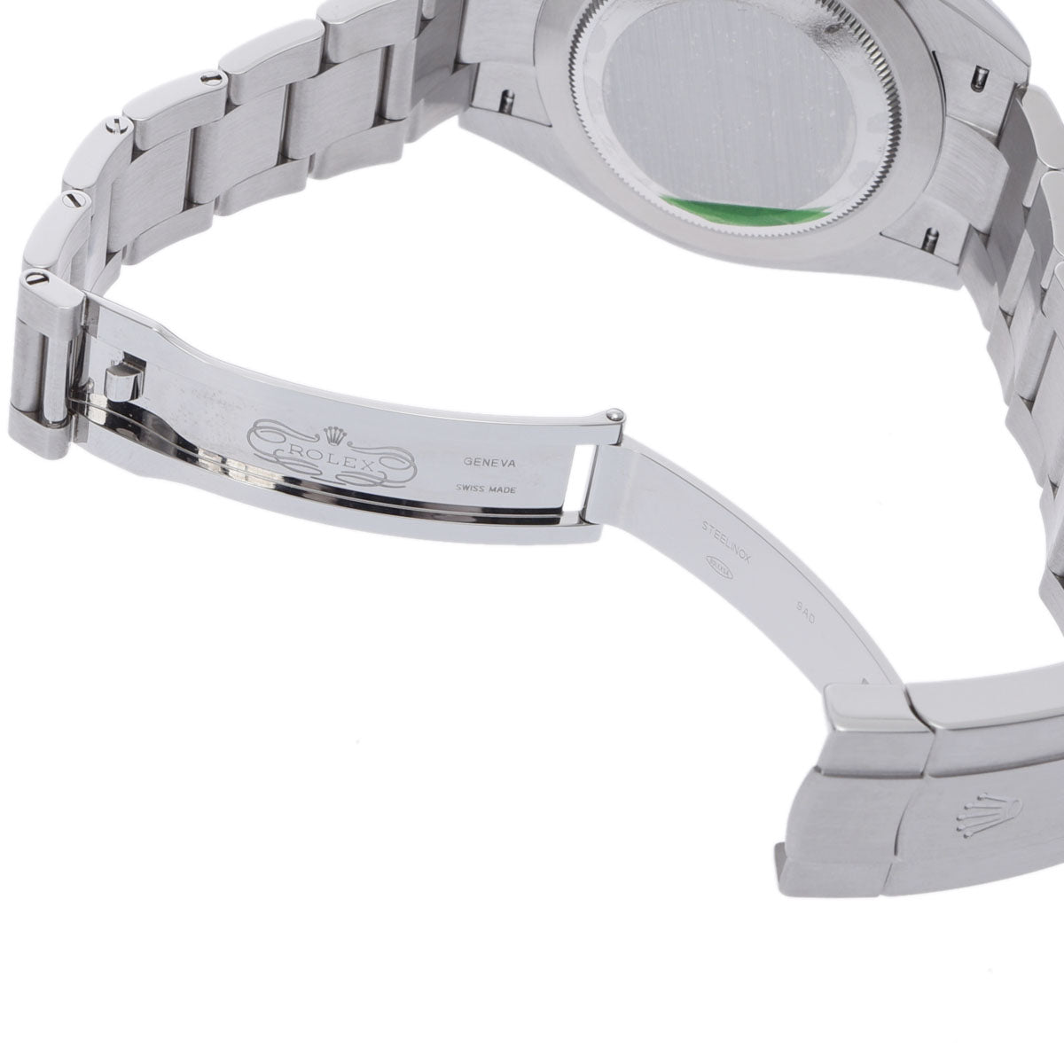 関税負担なし スイス製 高級 オイスターパーペチュアル 41 2021年11月 124300 メンズ SS 腕時計 自動巻き シルバー文字盤 Aランク 正規新品未開封 銀蔵