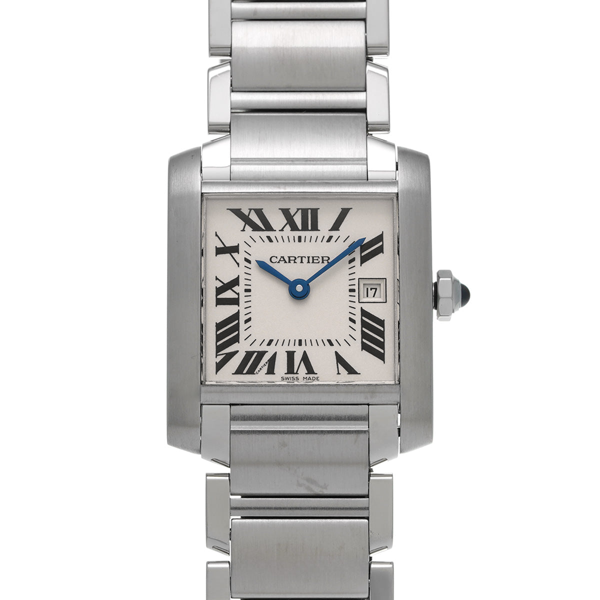 フランス製 高級 タンク フランセーズ MM W51011Q3 アイボリー ボーイズ 腕時計 クォーツ 正規新品未開封 銀蔵