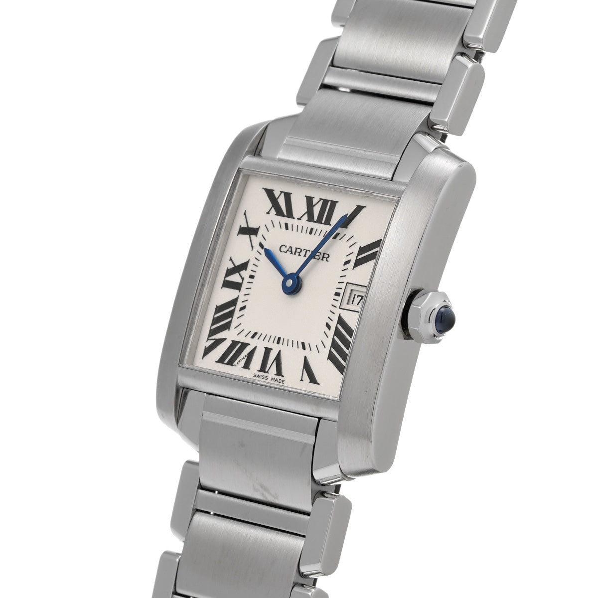 フランス製 高級 タンク フランセーズ MM W51011Q3 アイボリー ボーイズ 腕時計 クォーツ 正規新品未開封 銀蔵