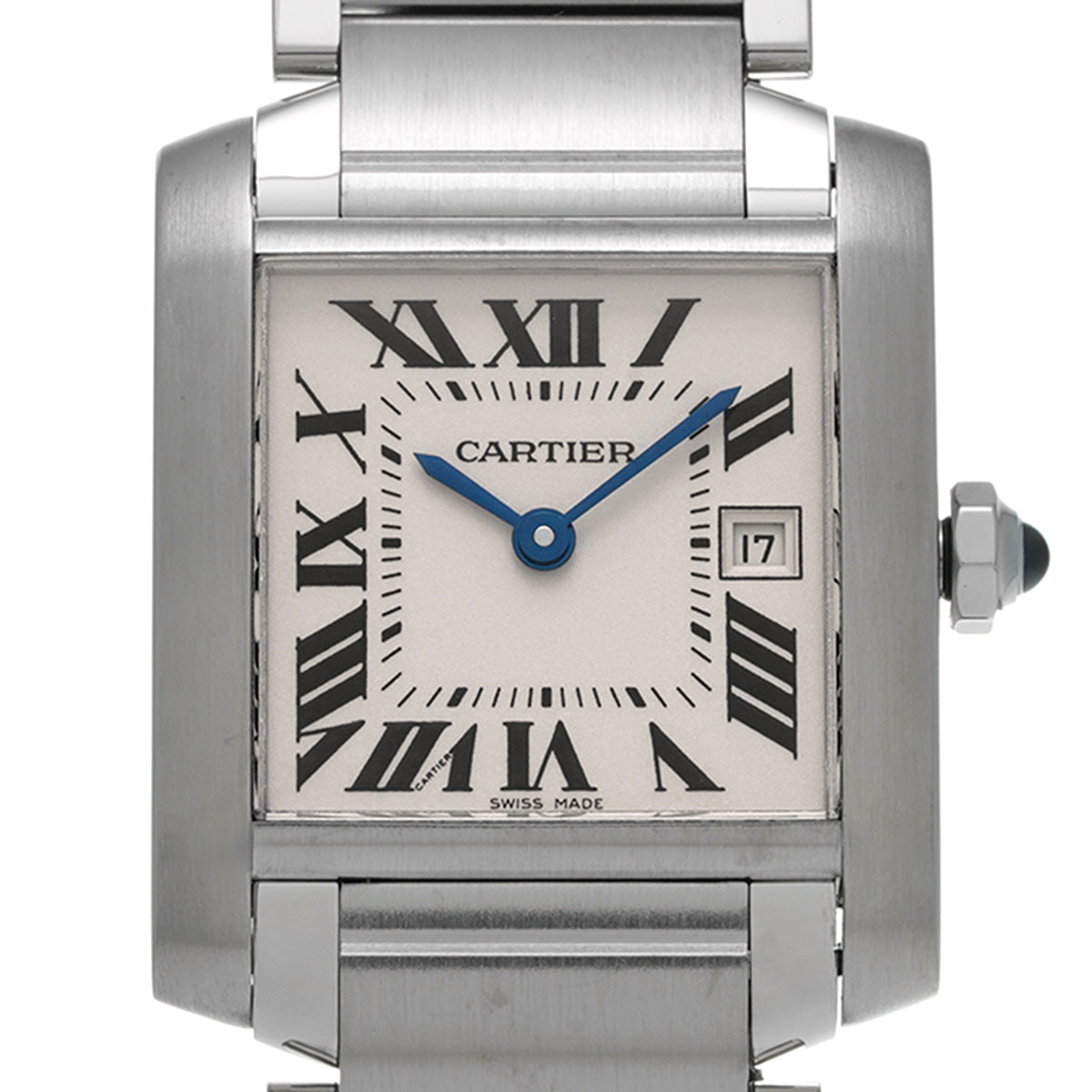 フランス製 高級 タンク フランセーズ MM W51011Q3 アイボリー ボーイズ 腕時計 クォーツ 正規新品未開封 銀蔵