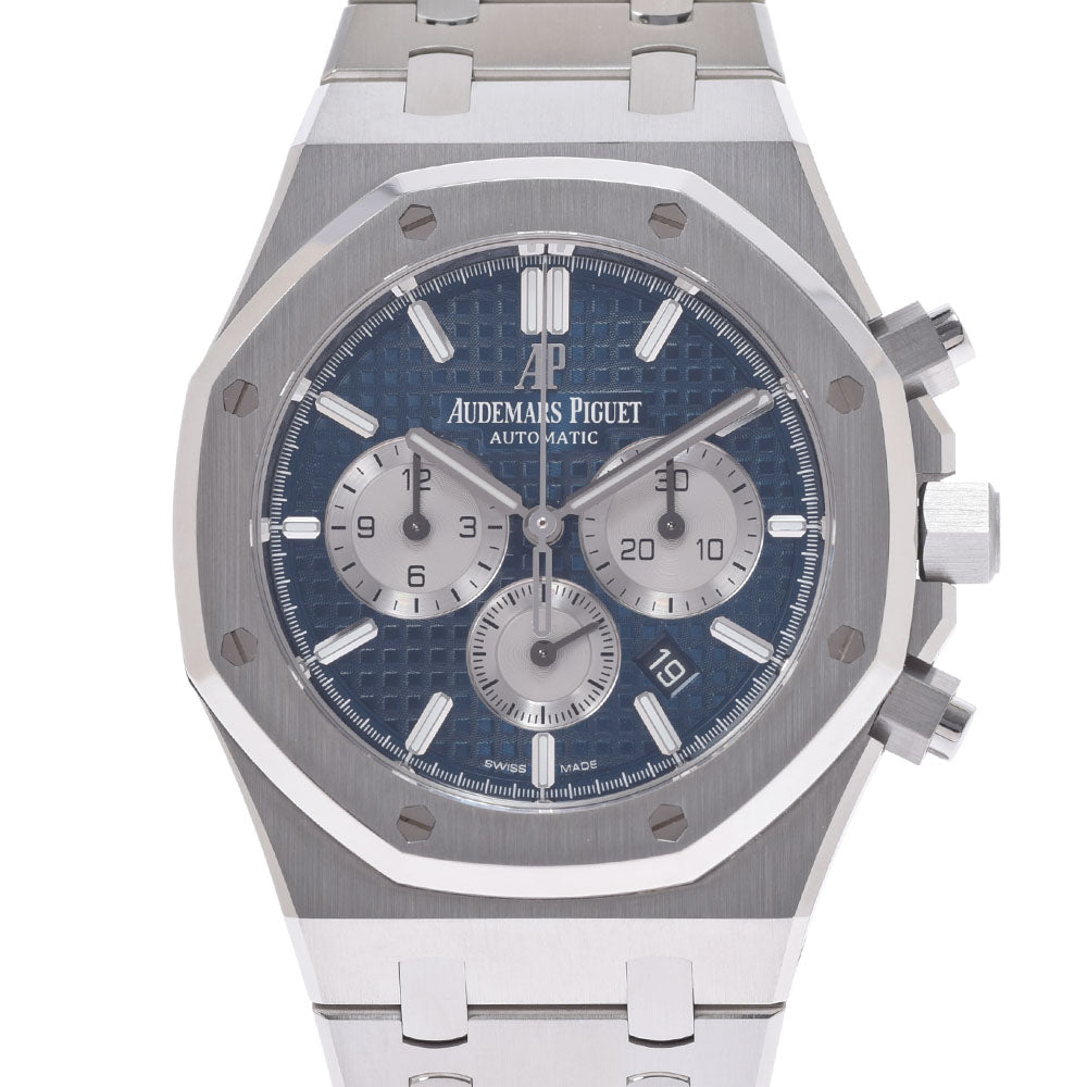 【送料無料】関税負担なし スイス製 高級 · クロノグラフ 26331ST.OO.1220ST.01 メンズ SS 腕時計 自動巻き ブルー文字盤 Aランク 正規新品未開封 銀蔵