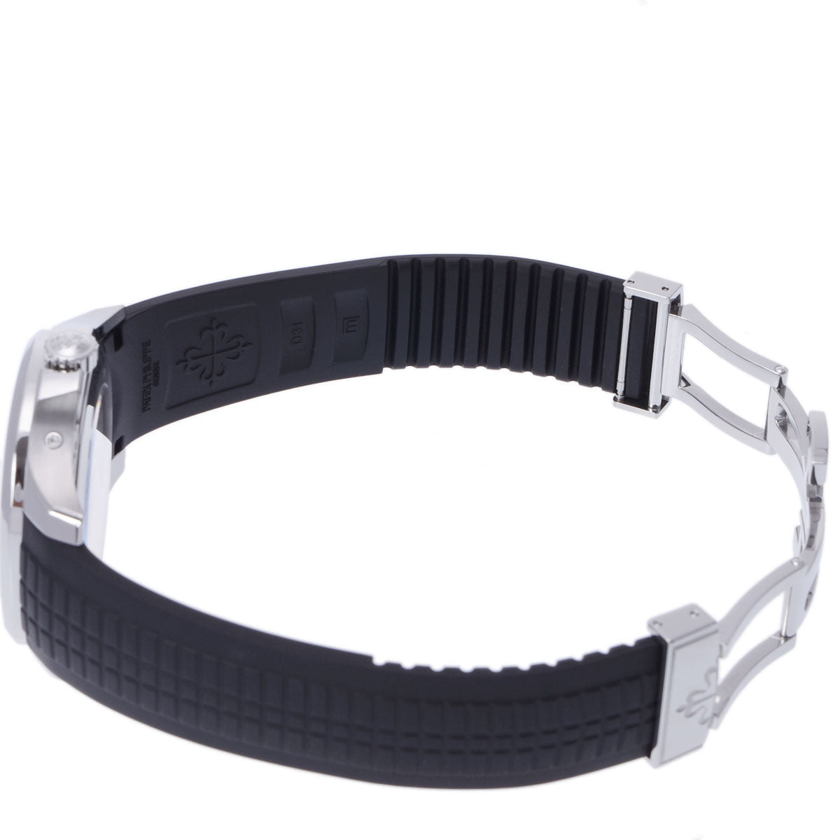 関税負担なし スイス製 高級 アクアノート 5164A-001 メンズ SS/ラバー 腕時計 自動巻き 黒文字盤 Aランク 正規新品未開封 銀蔵