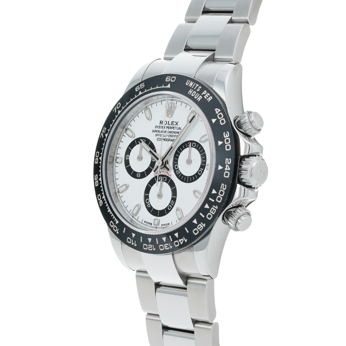 スイス製 高級 コスモグラフ · 2017年9月 116500LN ランダムシリアル ホワイト メンズ 腕時計 自動巻き 正規新品未開封 銀蔵