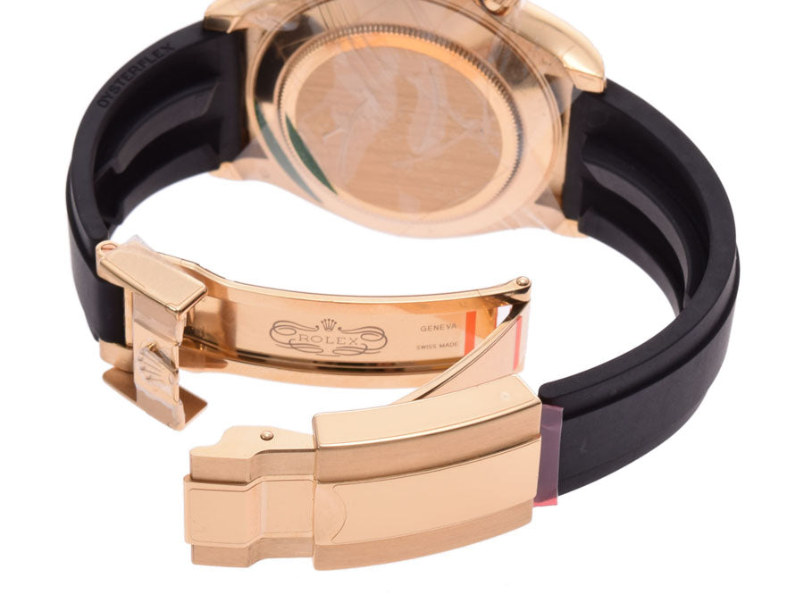 スイス製 高級 · 6Pダイヤ シャンパン文字盤 116518LNG ランダム番 メンズ YG/ラバー 自動巻 時計 新品 関税負担なし 箱 新ギャラ 銀蔵