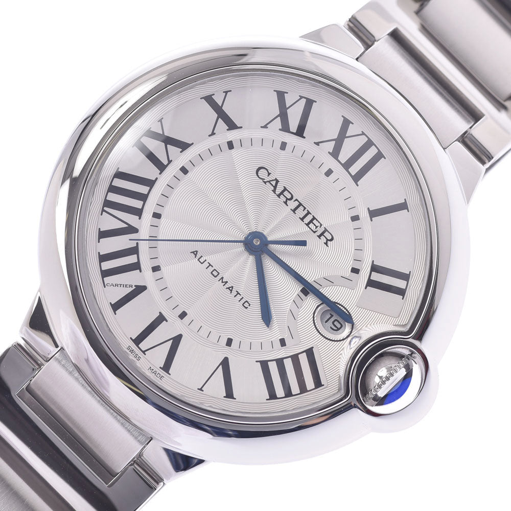 関税負担なし フランス製 高級 · LM W69012Z4 メンズ SS 腕時計 自動巻き シルバー文字盤 未使用 銀蔵