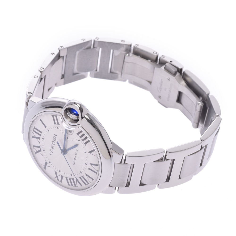 関税負担なし フランス製 高級 · LM W69012Z4 メンズ SS 腕時計 自動巻き シルバー文字盤 未使用 銀蔵