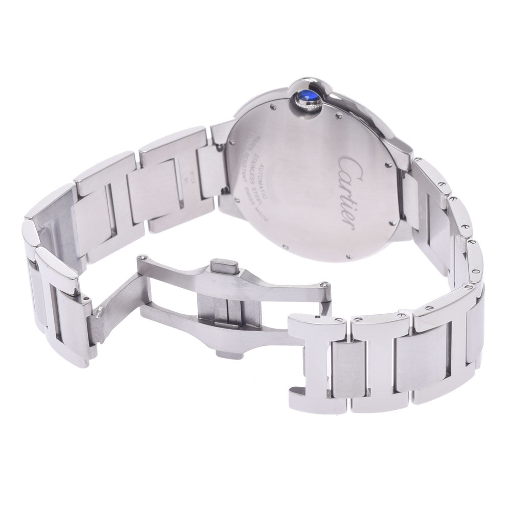 関税負担なし フランス製 高級 · LM W69012Z4 メンズ SS 腕時計 自動巻き シルバー文字盤 未使用 銀蔵