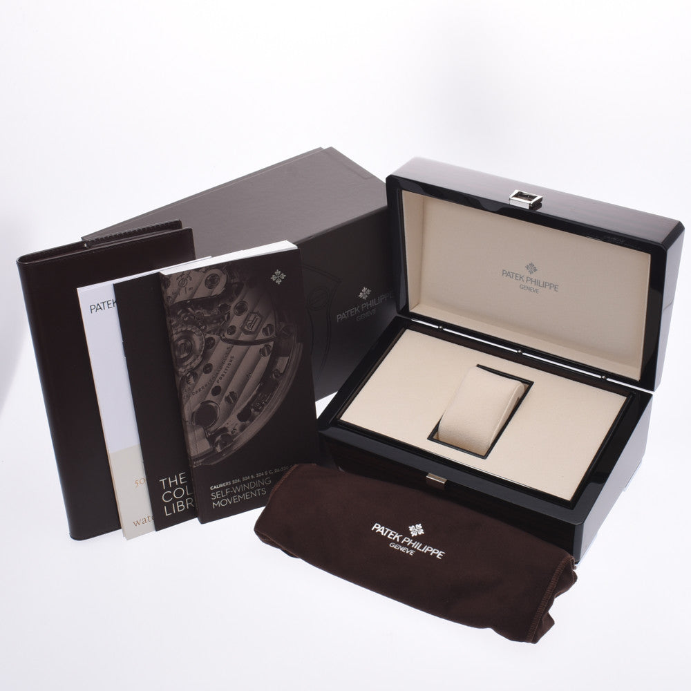 【送料無料】関税負担なし スイス製 高級 アクアノート 20周年記念モデル 5168G-001 メンズ WG/ラバー 腕時計 自動巻き ブルー文字盤 未使用 銀蔵