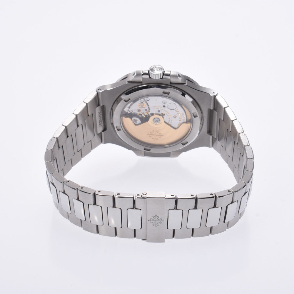 関税負担なし スイス製 高級 · 5711/1A-010 メンズ SS 腕時計 自動巻き ブラックブルー文字盤 Aランク 正規新品未開封 銀蔵