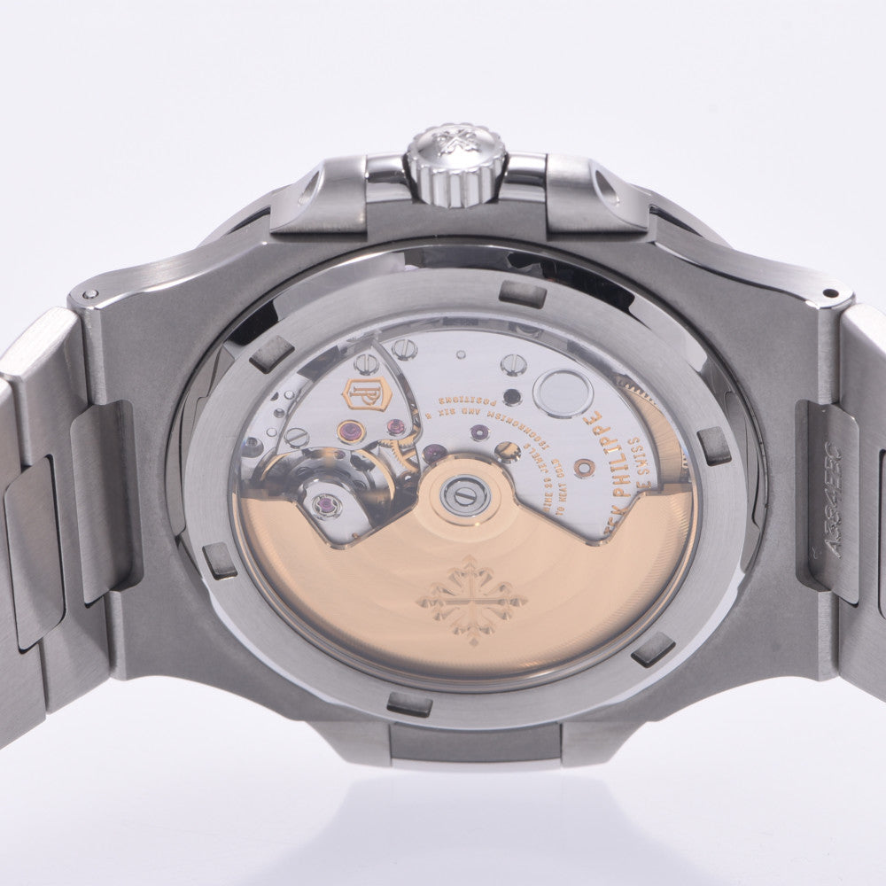 関税負担なし スイス製 高級 · 5711/1A-010 メンズ SS 腕時計 自動巻き ブラックブルー文字盤 Aランク 正規新品未開封 銀蔵