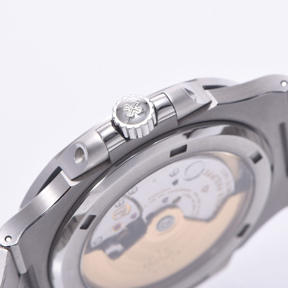 関税負担なし スイス製 高級 · 5711/1A-010 メンズ SS 腕時計 自動巻き ブラックブルー文字盤 Aランク 正規新品未開封 銀蔵