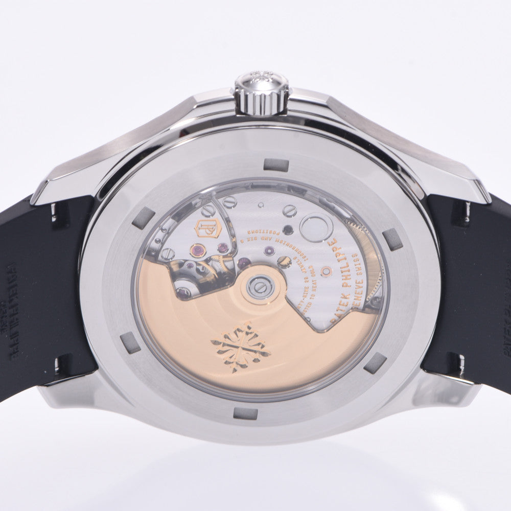 【送料無料】関税負担なし スイス製 高級 アクアノート エクストララージ 5167A-001 メンズ SS/ラバー 腕時計 自動巻き 黒文字盤 Aランク 正規新品未開封 銀蔵