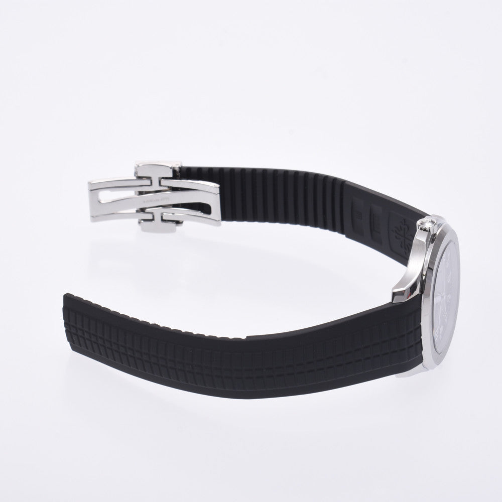 【送料無料】関税負担なし スイス製 高級 アクアノート エクストララージ 5167A-001 メンズ SS/ラバー 腕時計 自動巻き 黒文字盤 Aランク 正規新品未開封 銀蔵