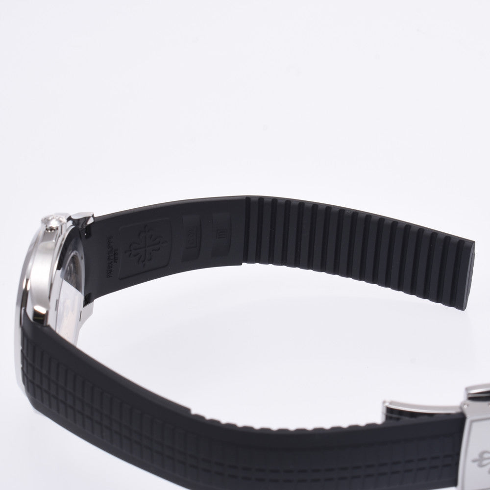 【送料無料】関税負担なし スイス製 高級 アクアノート エクストララージ 5167A-001 メンズ SS/ラバー 腕時計 自動巻き 黒文字盤 Aランク 正規新品未開封 銀蔵