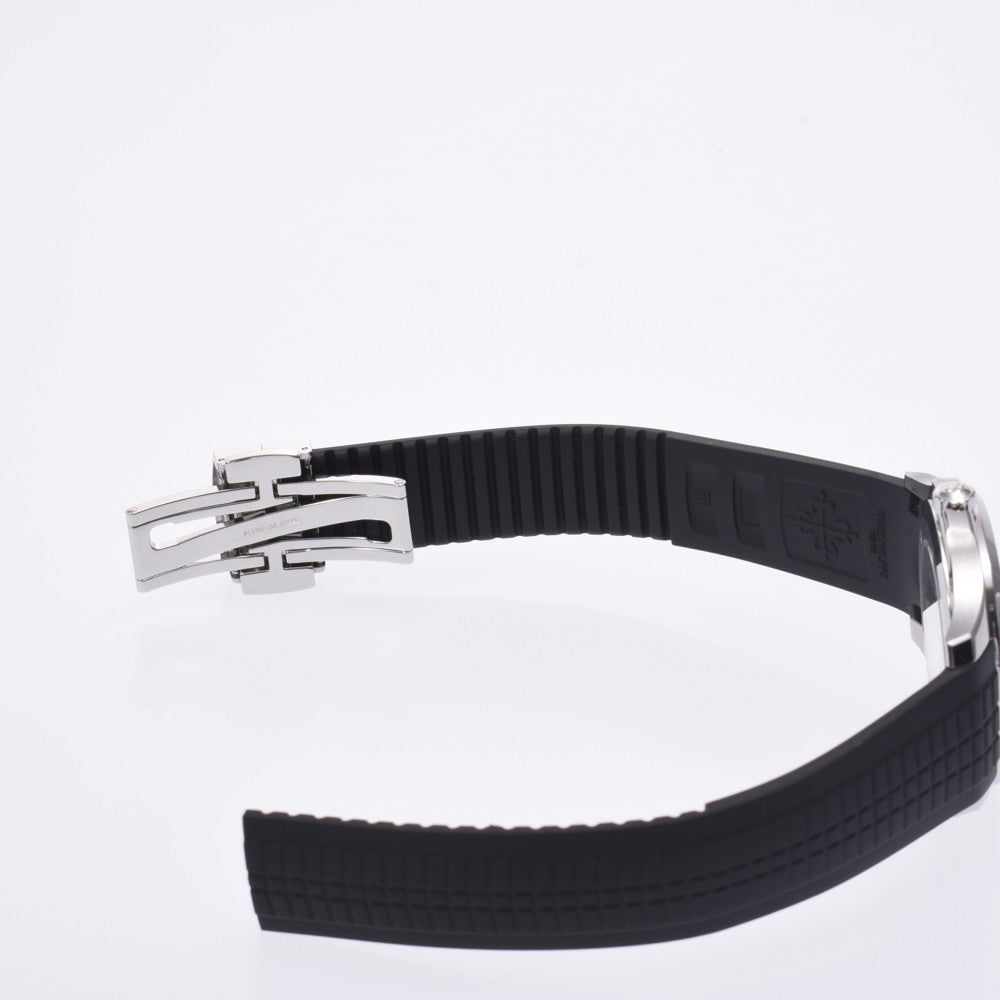 【送料無料】関税負担なし スイス製 高級 アクアノート エクストララージ 5167A-001 メンズ SS/ラバー 腕時計 自動巻き 黒文字盤 Aランク 正規新品未開封 銀蔵