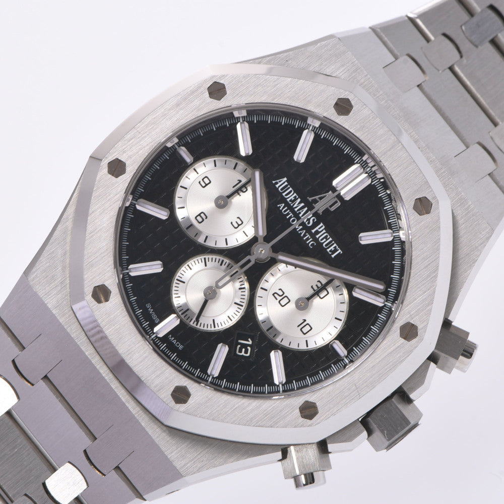 【送料無料】関税負担なし スイス製 高級 · クロノグラフ 26331ST.OO.1220ST.02 メンズ SS 腕時計 自動巻き 黒/シルバー文字盤 Aランク 正規新品未開封 銀蔵