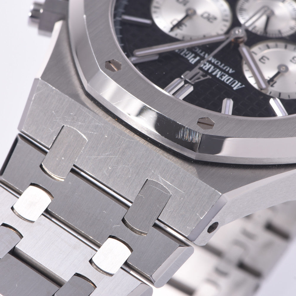 【送料無料】関税負担なし スイス製 高級 · クロノグラフ 26331ST.OO.1220ST.02 メンズ SS 腕時計 自動巻き 黒/シルバー文字盤 Aランク 正規新品未開封 銀蔵