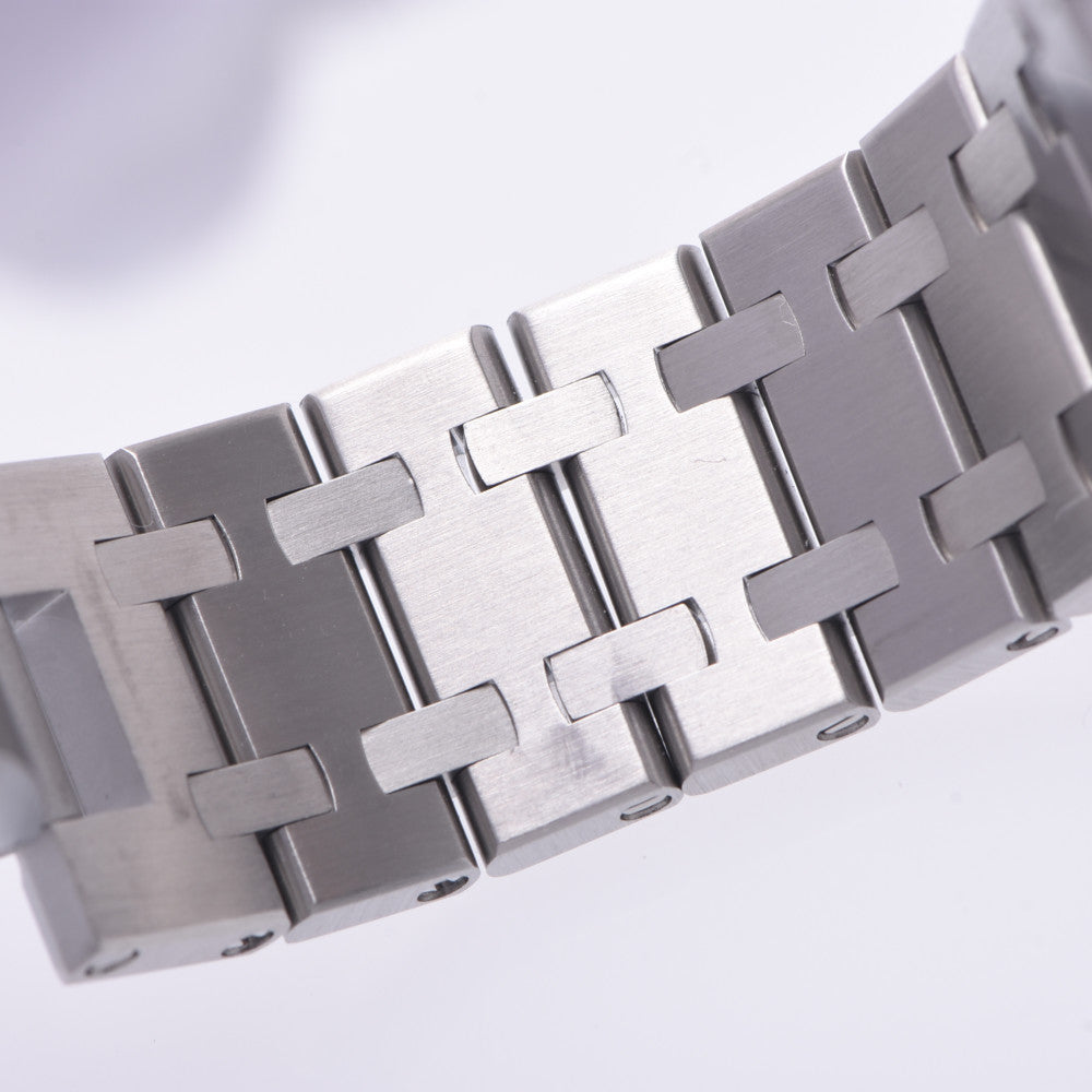 【送料無料】関税負担なし スイス製 高級 · ベゼルダイヤ 15451ST.ZZ.1256ST.01 メンズ SS 腕時計 自動巻き 黒文字盤 Aランク 正規新品未開封 銀蔵