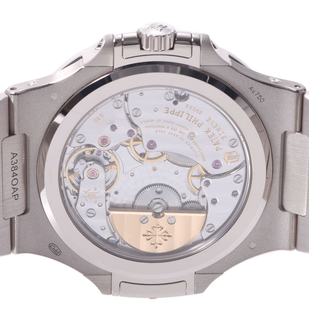 【2021年7月未使用】関税負担なし スイス製 高級 · パーペチュアルカレンダー 5740/1G-001 WG 時計 自動巻き ブルー文字盤 未使用 銀蔵