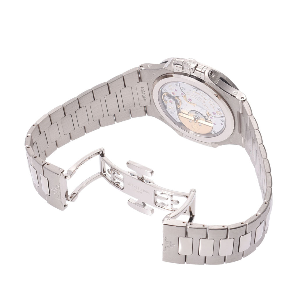 【2021年7月未使用】関税負担なし スイス製 高級 · パーペチュアルカレンダー 5740/1G-001 WG 時計 自動巻き ブルー文字盤 未使用 銀蔵