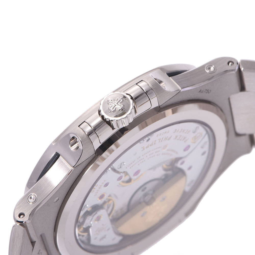 【2021年7月未使用】関税負担なし スイス製 高級 · パーペチュアルカレンダー 5740/1G-001 WG 時計 自動巻き ブルー文字盤 未使用 銀蔵