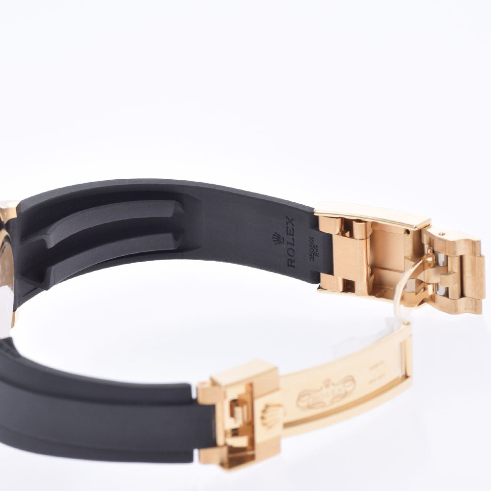 【送料無料】関税負担なし スイス製 高級 コスモグラフ · 116518LN メンズ YG/ラバー 腕時計 自動巻き 白文字盤 未使用 銀蔵