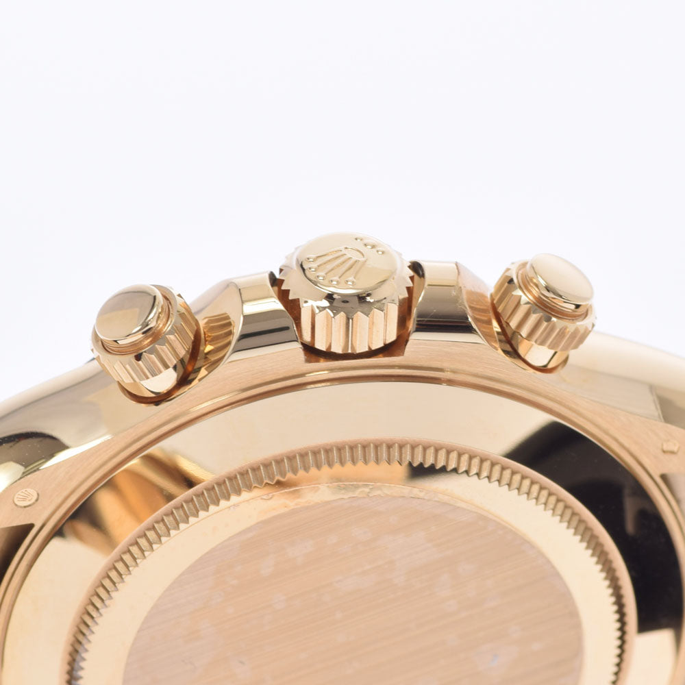 【送料無料】関税負担なし スイス製 高級 コスモグラフ · 116518LN メンズ YG/ラバー 腕時計 自動巻き 白文字盤 未使用 銀蔵