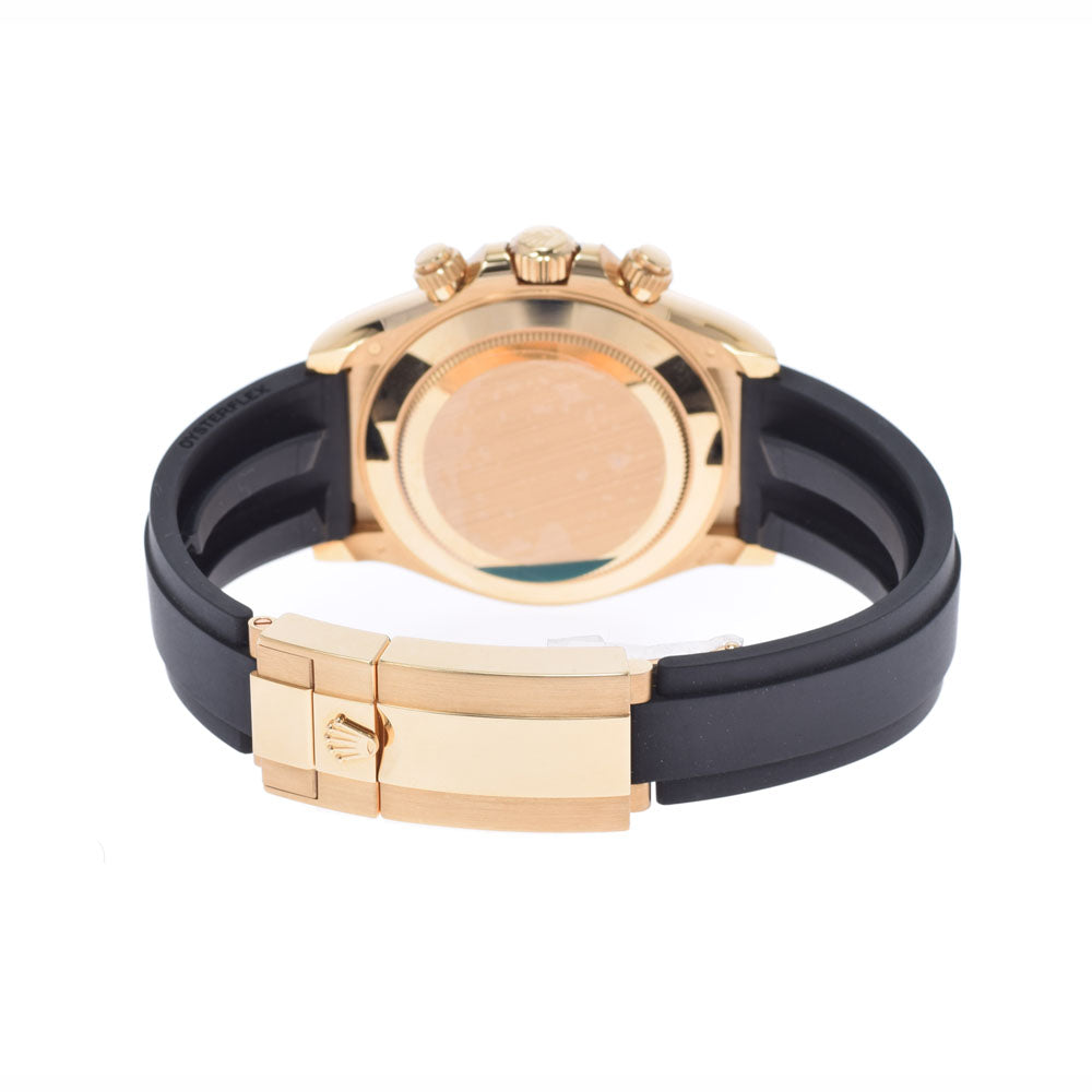 【送料無料】関税負担なし スイス製 高級 コスモグラフ · 116518LN メンズ YG/ラバー 腕時計 自動巻き 白文字盤 未使用 銀蔵