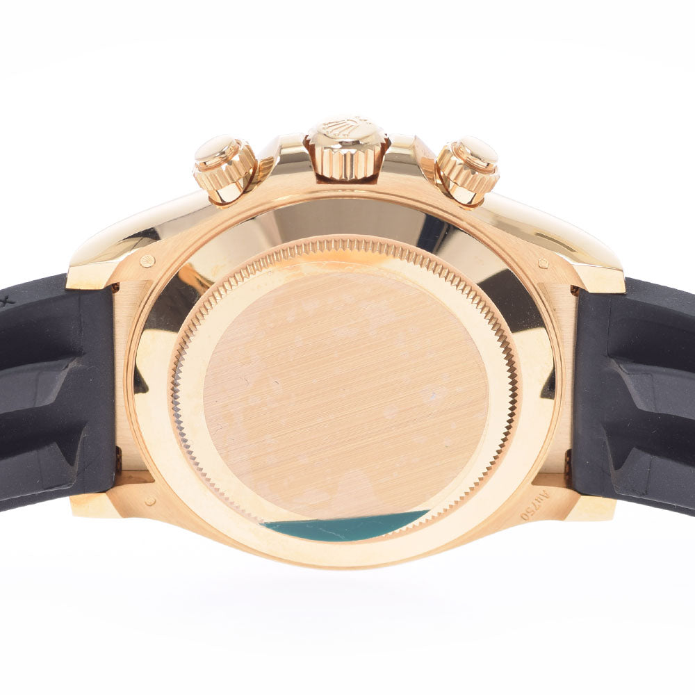 【送料無料】関税負担なし スイス製 高級 コスモグラフ · 116518LN メンズ YG/ラバー 腕時計 自動巻き 白文字盤 未使用 銀蔵