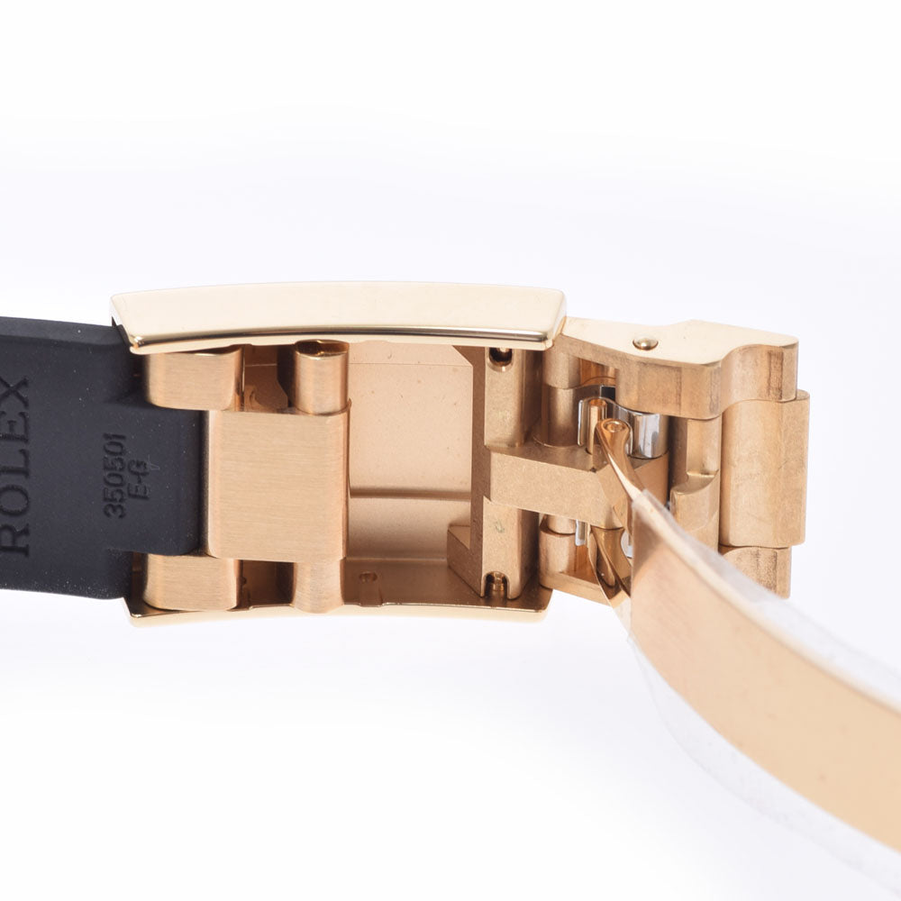 【送料無料】関税負担なし スイス製 高級 コスモグラフ · 116518LN メンズ YG/ラバー 腕時計 自動巻き 白文字盤 未使用 銀蔵