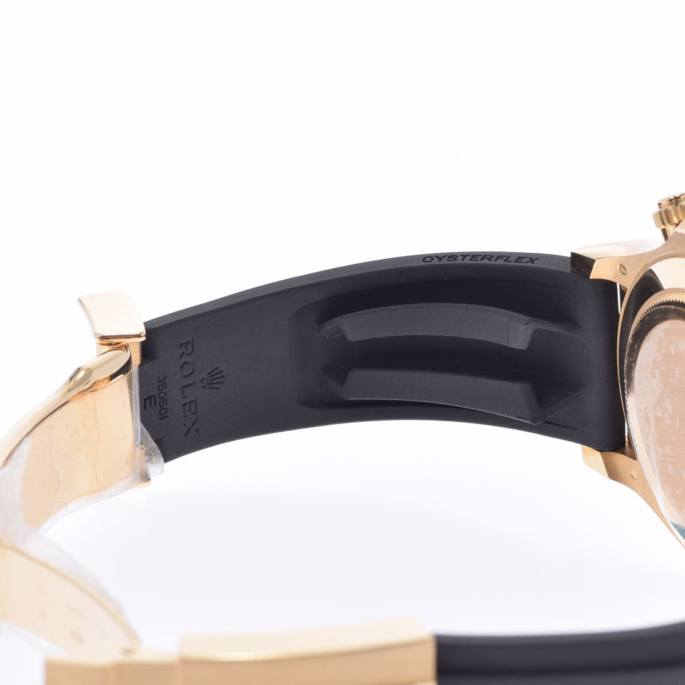 【送料無料】関税負担なし スイス製 高級 コスモグラフ · 116518LN メンズ YG/ラバー 腕時計 自動巻き 白文字盤 未使用 銀蔵