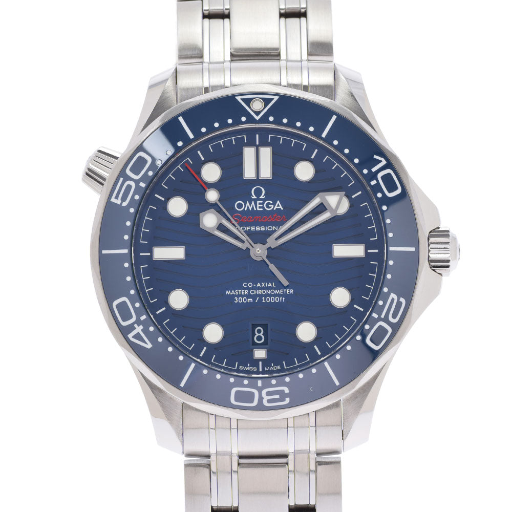 関税負担なし スイス製 シーマスター プロフェッショナル ダイバー300 コーアクシャル マスター クロノメーター 42M﻿M 210.30.42.20.03.001 メンズ SS 腕時計 自動巻き 青文字盤 Aランク 正規新品未開封 銀蔵