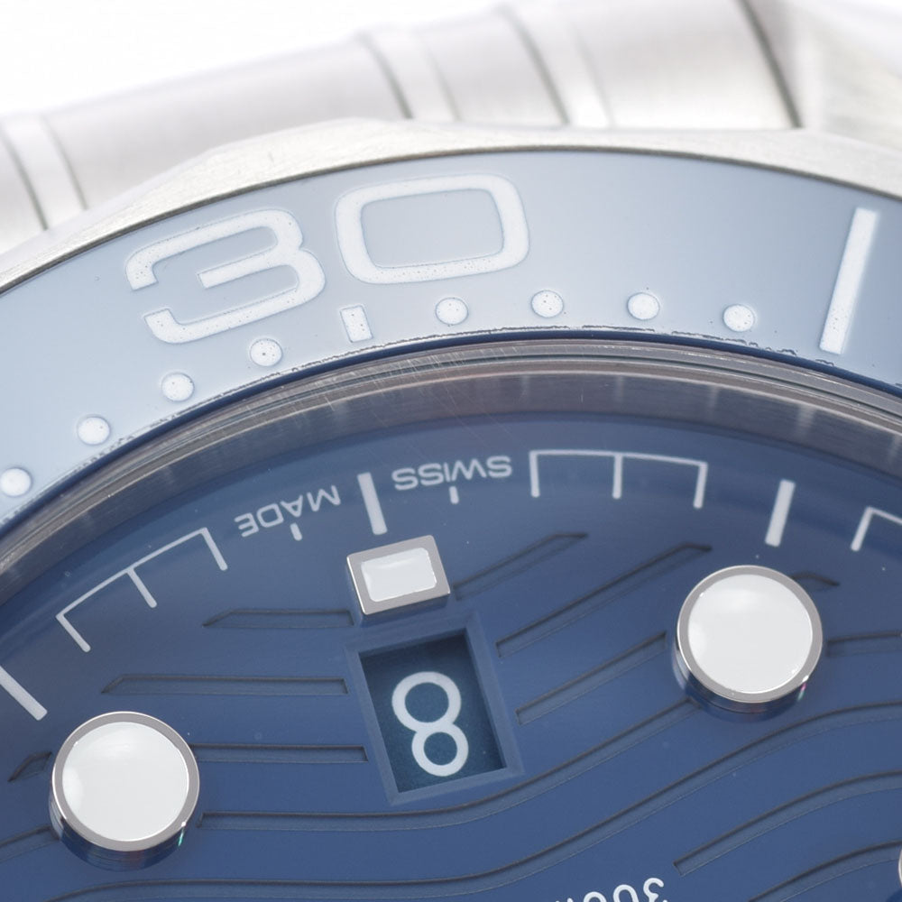 関税負担なし スイス製 シーマスター プロフェッショナル ダイバー300 コーアクシャル マスター クロノメーター 42M﻿M 210.30.42.20.03.001 メンズ SS 腕時計 自動巻き 青文字盤 Aランク 正規新品未開封 銀蔵