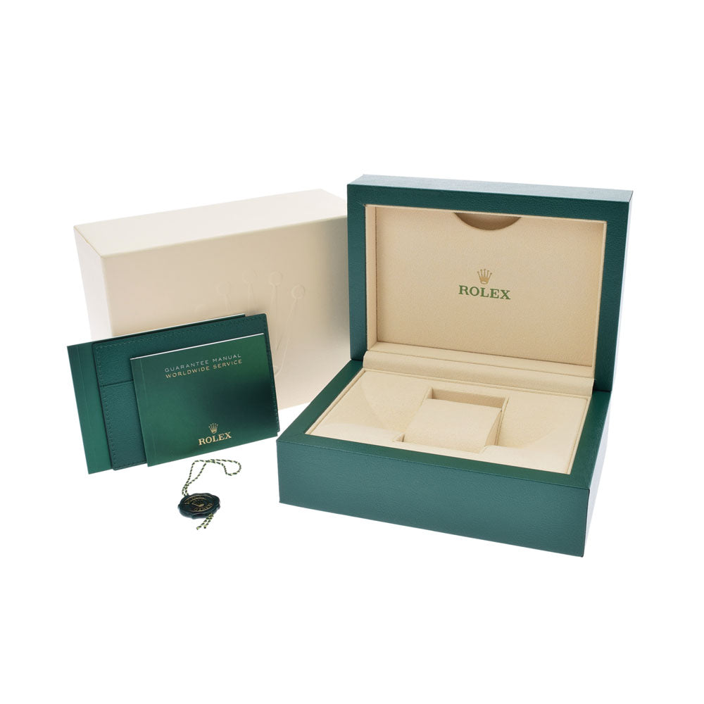 【送料無料】関税負担なし スイス製 高級 デイトジャスト 126234 メンズ SS/WG 腕時計 自動巻き ミントグリーン文字盤 未使用 銀蔵