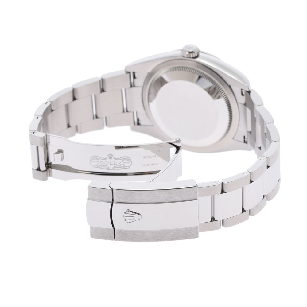 【送料無料】関税負担なし スイス製 高級 デイトジャスト 126234 メンズ SS/WG 腕時計 自動巻き ミントグリーン文字盤 未使用 銀蔵